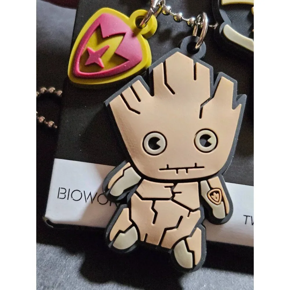 Guardians of the galaxy necklace gift set Groot Rocket Best Friends